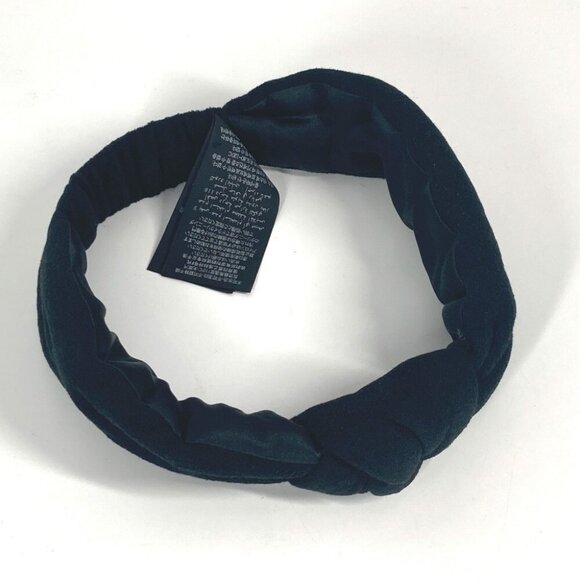 SAINT LAURENT PARIS 682968 headband hair accessories pile hair band cotton Black main image 10